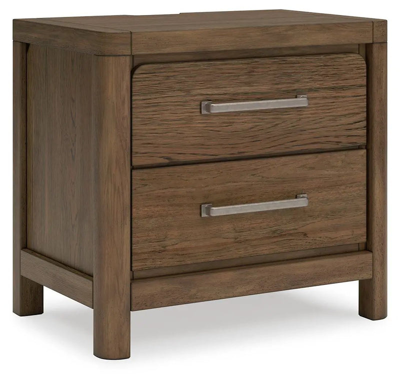 Cabalynn - Two Drawer Night Stand - Light Brown by Unique Piece Furniture