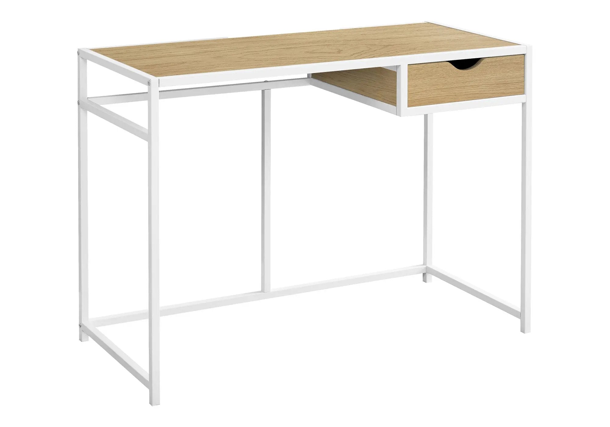 Computer Desk For Home Office, 1 Storage Drawer, Contemporary & Modern by HouseOfZazla