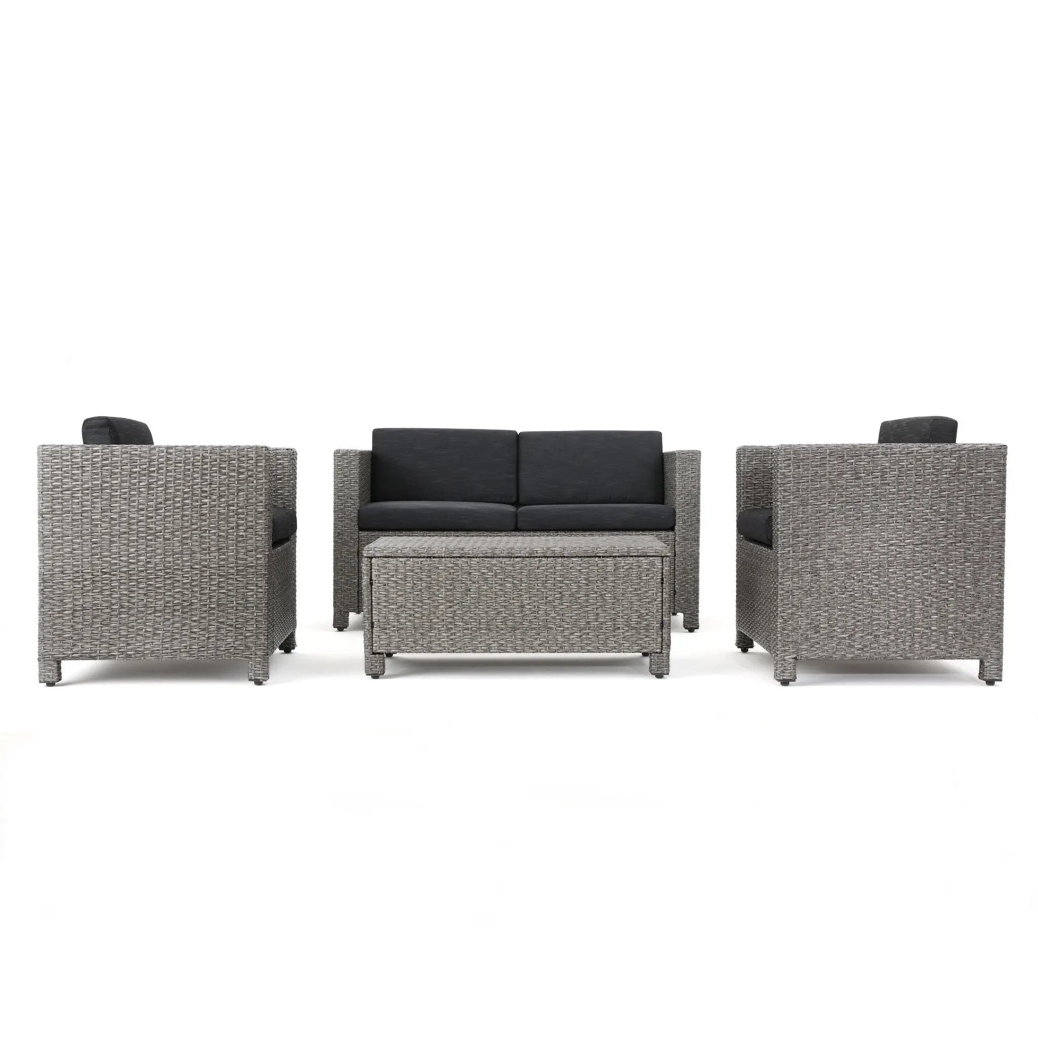 Puerta 4-Piece Outdoor Furniture Set by HouseOfZazla