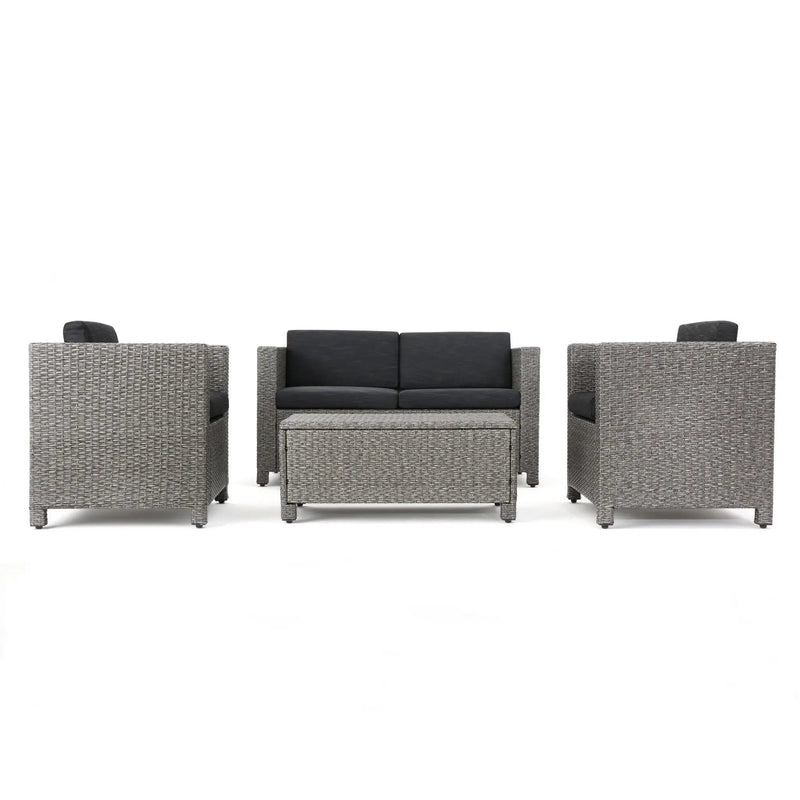 Puerta 4-Piece Outdoor Furniture Set by HouseOfZazla