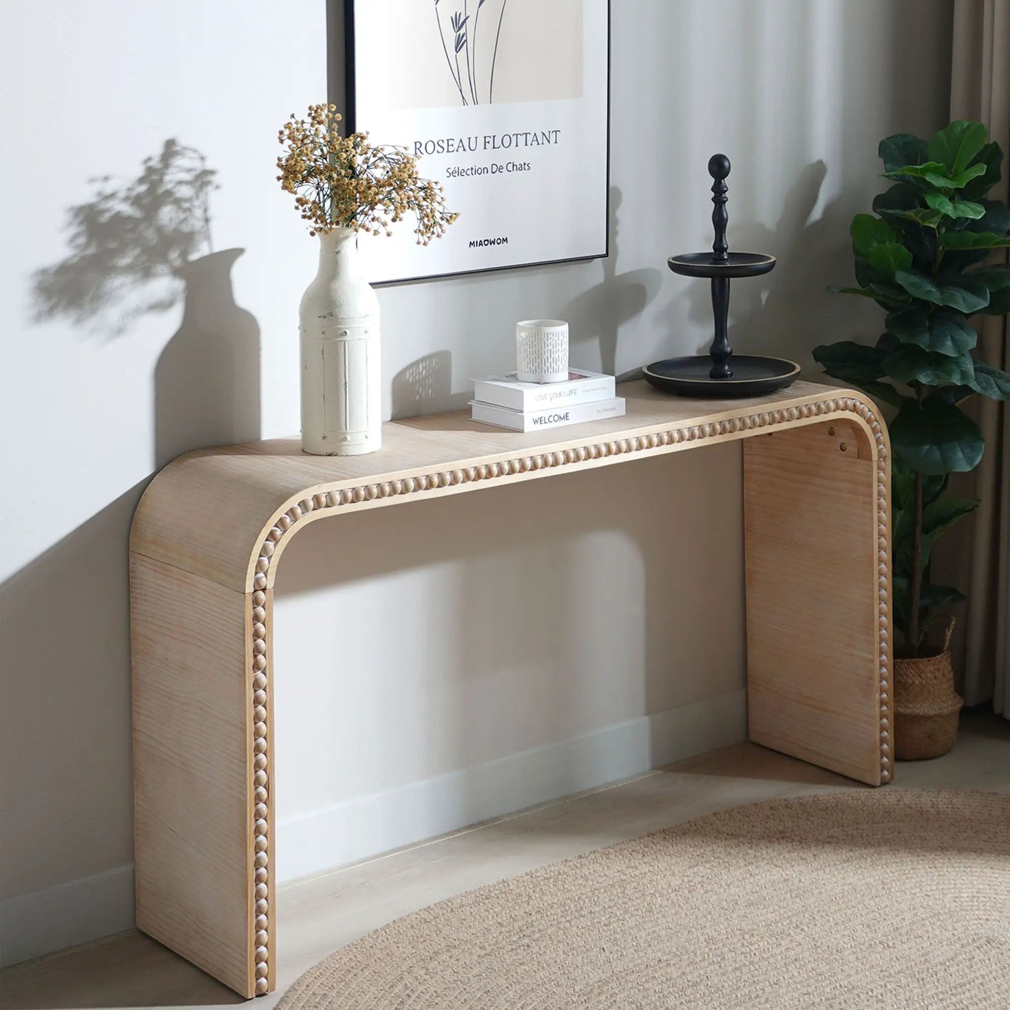 Waterfall Console Table by Unique Piece Furniture