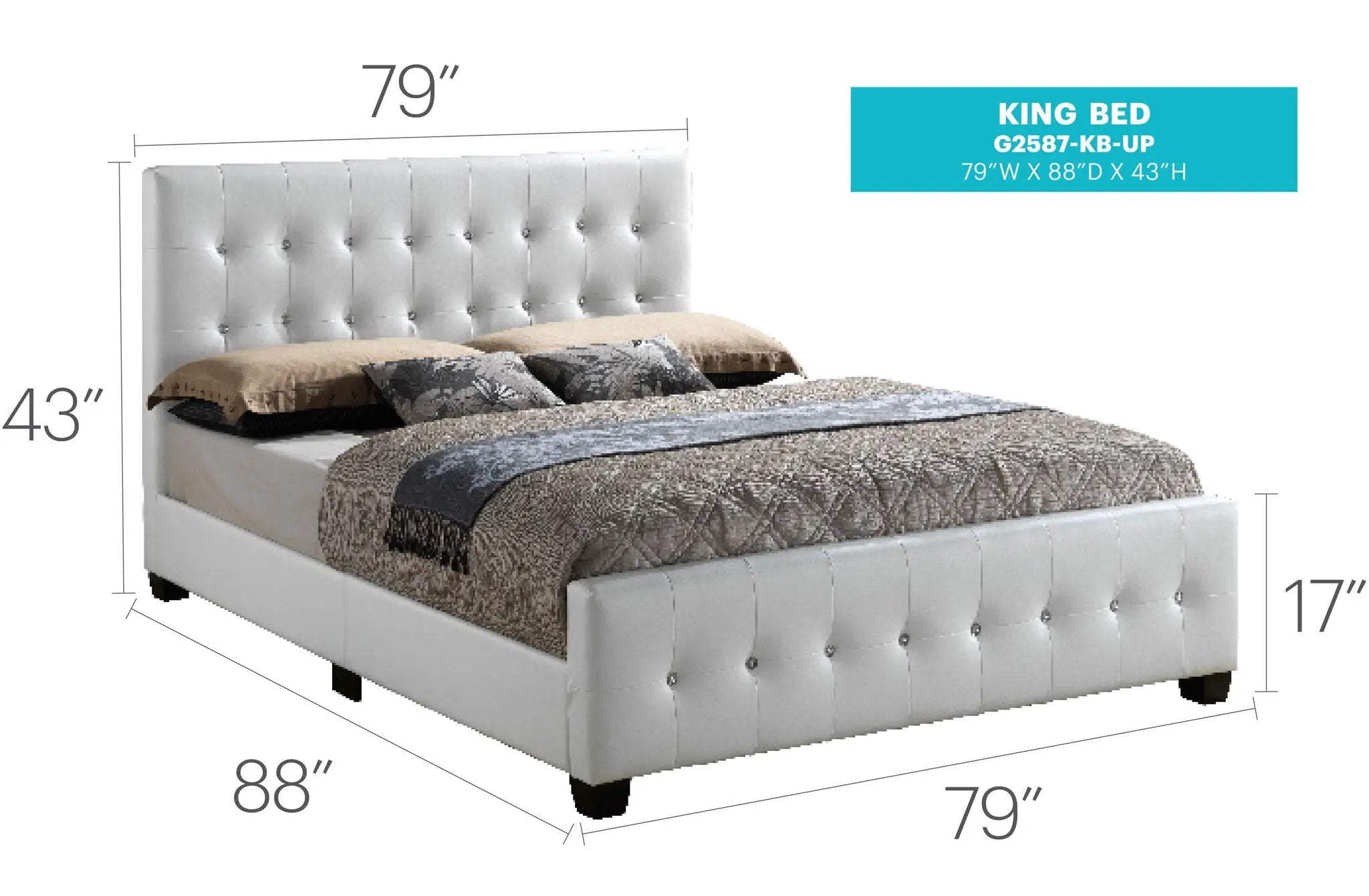 Stylish Transitional Bed by HouseOfZazla