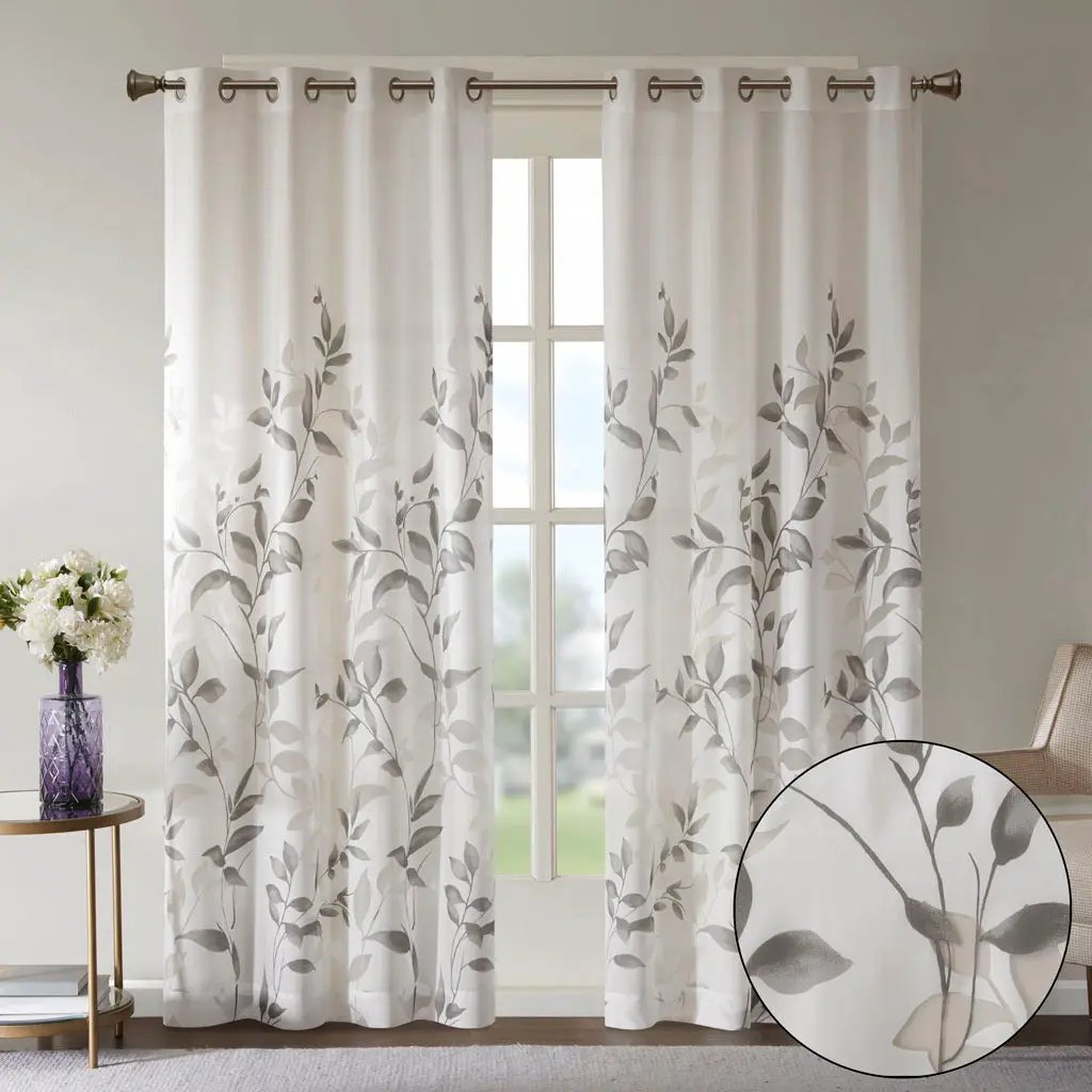 Burnout Printed Curtain Panel by HouseOfZazla