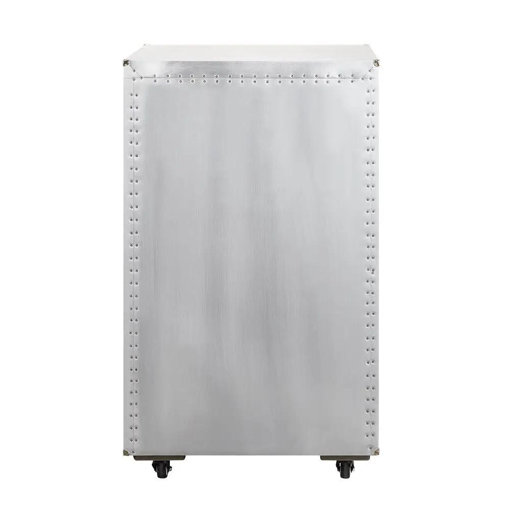 Raini - Wine Cabinet - Aluminum by Unique Piece Furniture