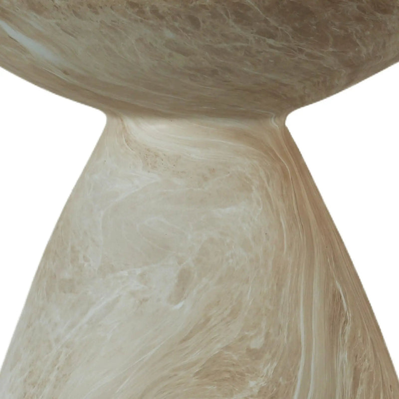 Outdoor Geometric End Table - Marble by Unique Piece Furniture
