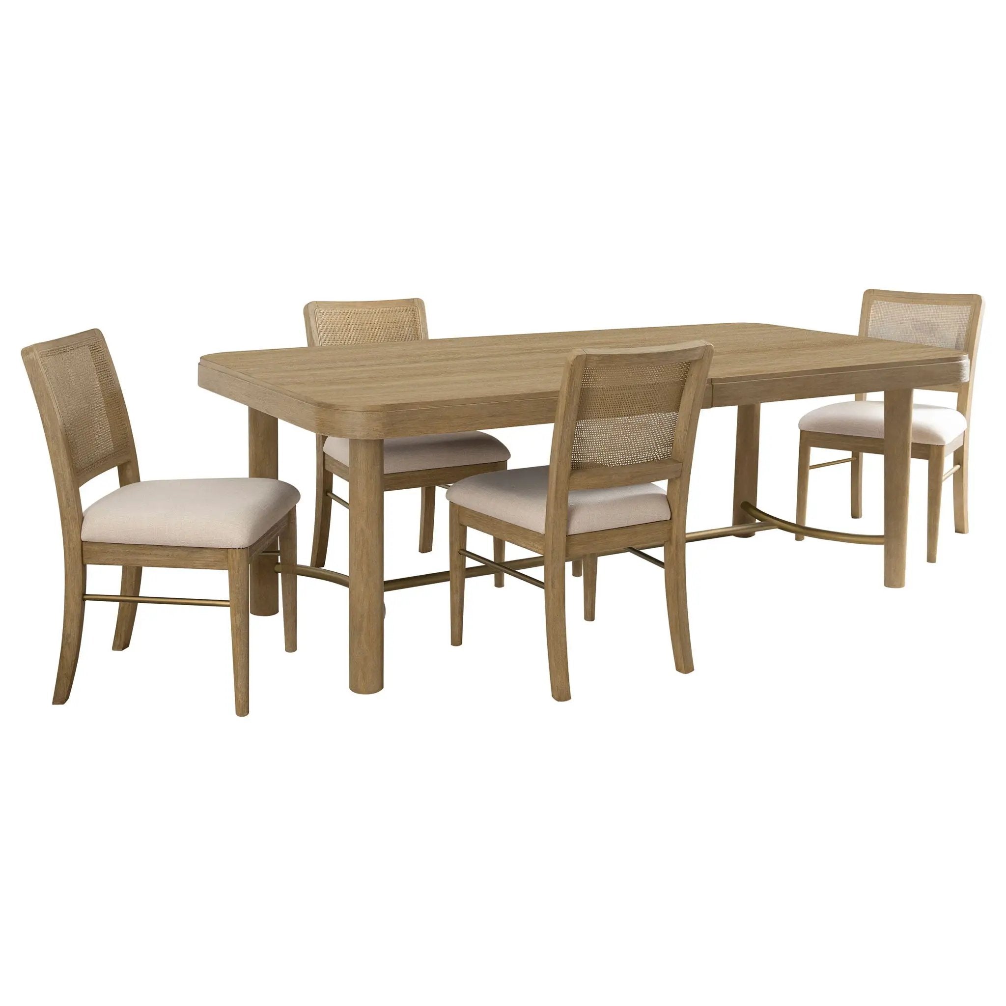 Arini 5-piece Extension Leaf Dining Table Set Sand Wash by Unique Piece Furniture