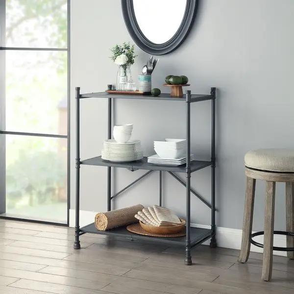 Cordelia - Console Table - Sandy Black, Dark Bronze Hand-Brushed by Unique Piece Furniture