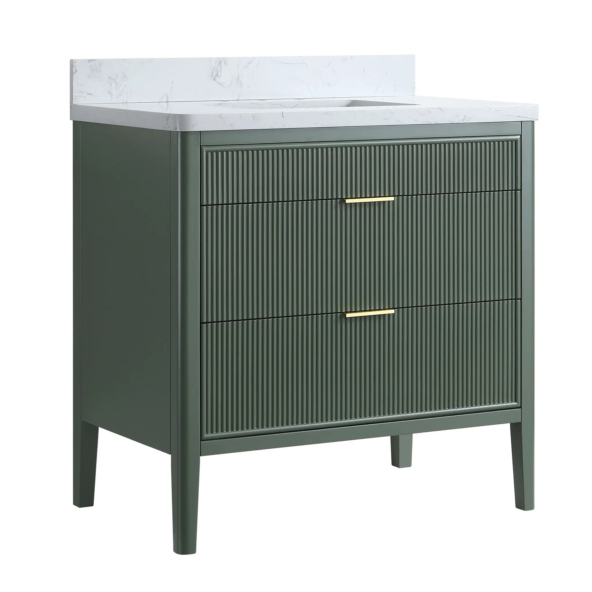 Fully Assembled 36'' Bathroom Vanity by HouseOfZazla