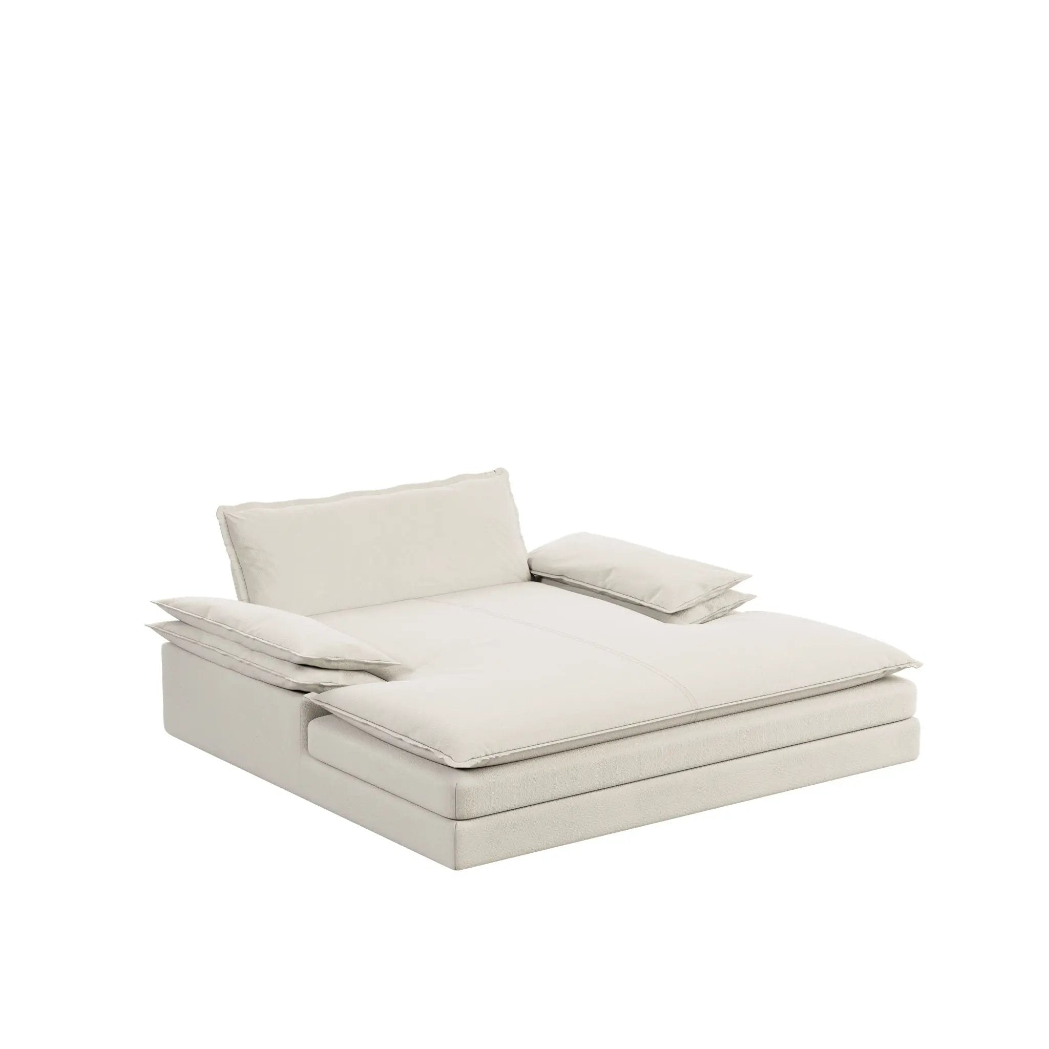 Modern Oversized Double Chaise Lounge Chair