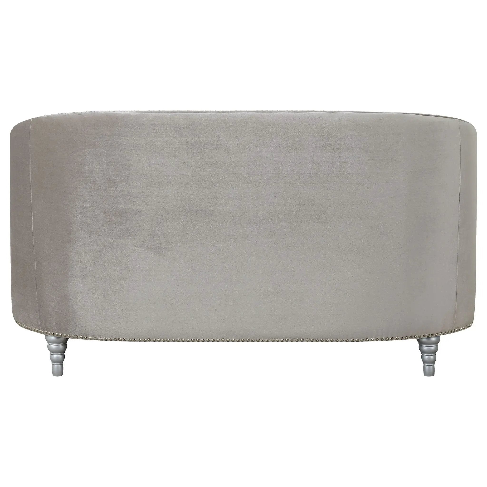 Colby - Loveseat With Tufted Design - Gray by HouseOfZazla