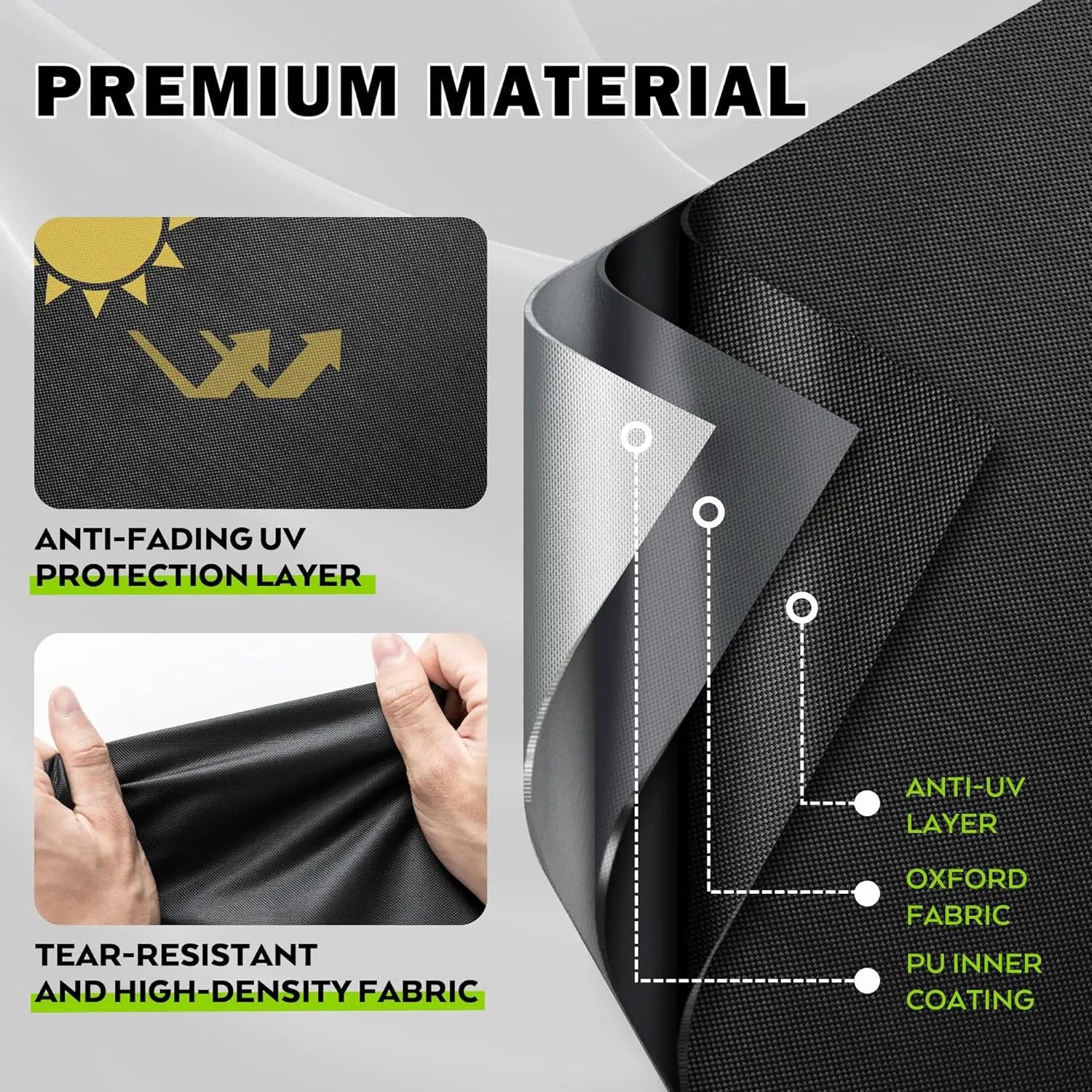 Griddle Cover for Royal Gourmet GD401,GD402, GD403 Grill, Flat Top Grill Cover for 66in 4-Burner Grill, Waterproof BBQ Grill Cover for Outdoor Barbecue/Gas Griddle/Propane Griddle by GreenHaven Gardens