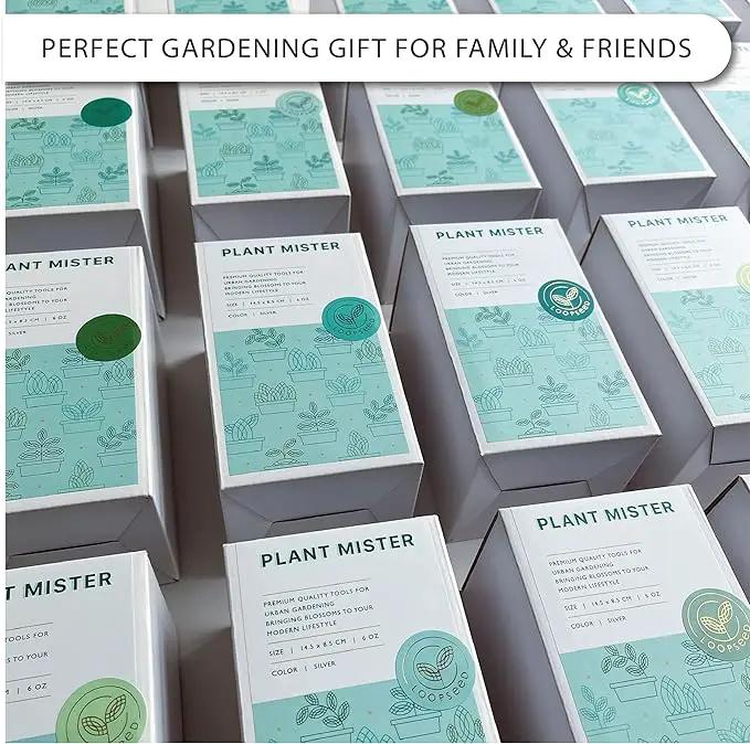 Plant Mister Spray Bottle Stainless Steel Watering Can for Indoor Plants Bonsai Sprayer Succulent Spritzer Houseplant Atomizer Terrarium Mister Modern Garden Tools 10oz/300ml White by GreenHaven Gardens