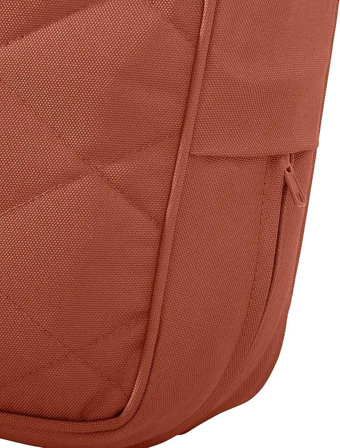 Classic Accessories Montlake FadeSafe Water-Resistant 25 x 22 x 4 Inch Wide Back Patio Quilted Lounge Cushion, Spice by GreenHaven Gardens