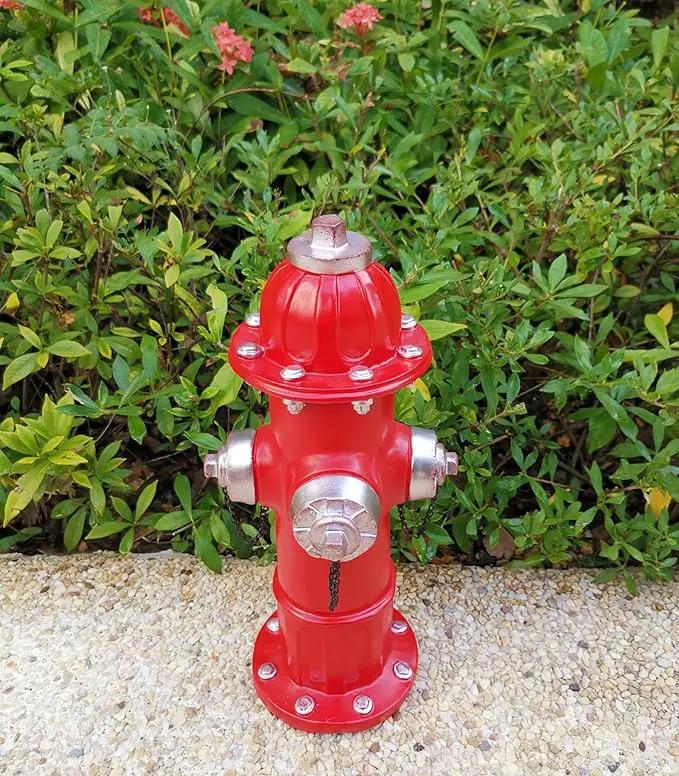 Fire Hydrant Garden Statue for Dogs to Pee On,Puppy Pee Post Training Tool Resin Statue,Indoor Outdoor Fire Hydrant Decor Figurines for Yard Art and Garden Lawn,The Perfect Firefighter Ideal Choice by GreenHaven Gardens