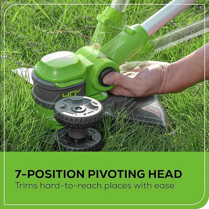Greenworks 40V 13-Inch Cordless String Trimmer / Edger (Gen 2), Battery and Charger Not Included by GreenHaven Gardens