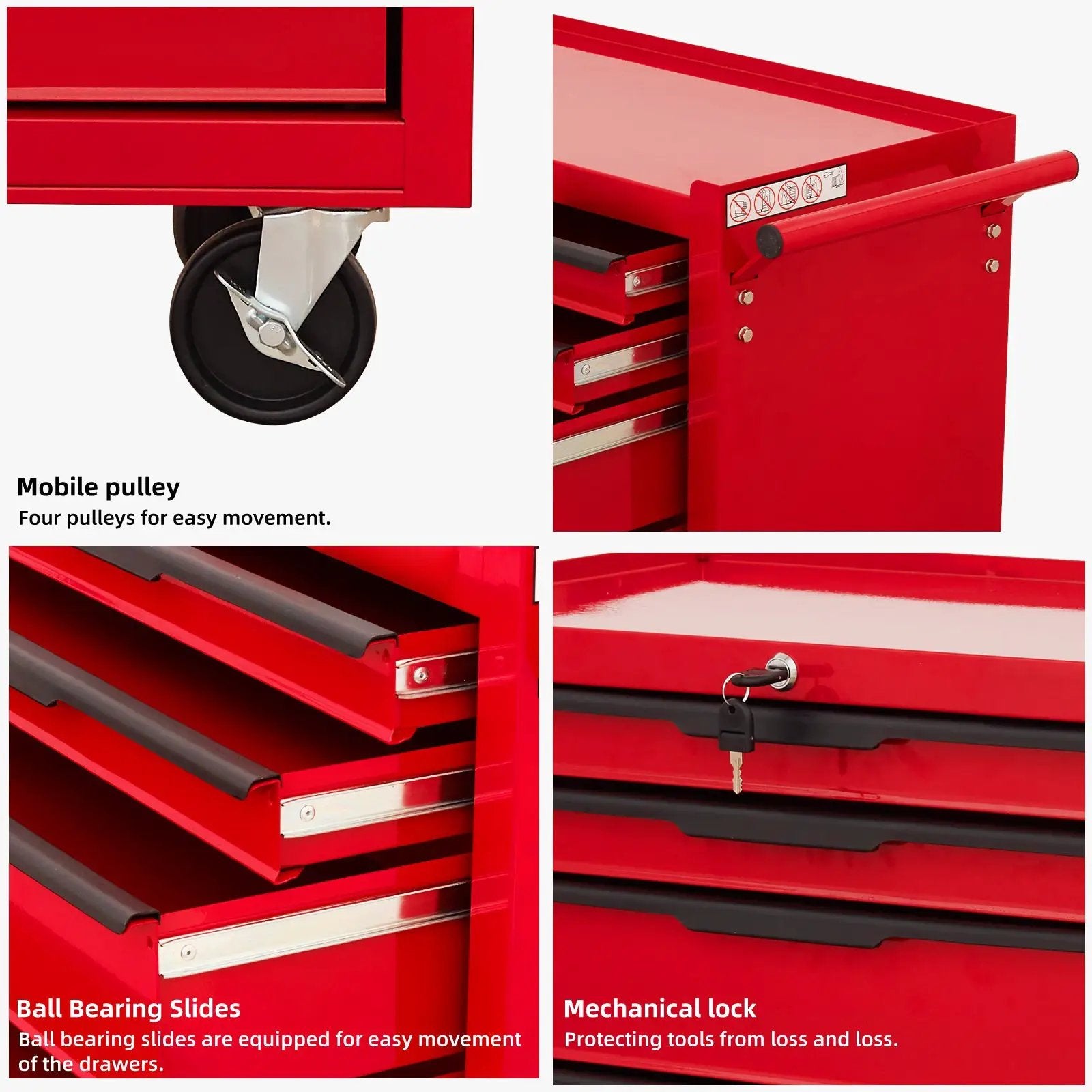 7-Drawer Rolling Tool Chest Cabinet by HouseOfZazla