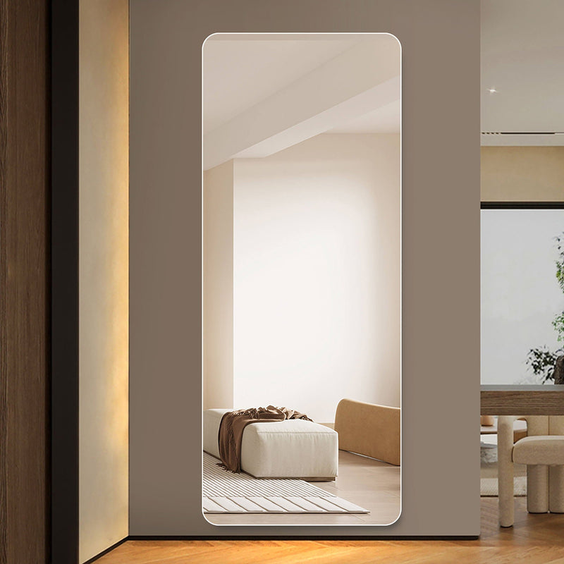 Full Body Round Corner Mirror For Living Room by HouseOfZazla