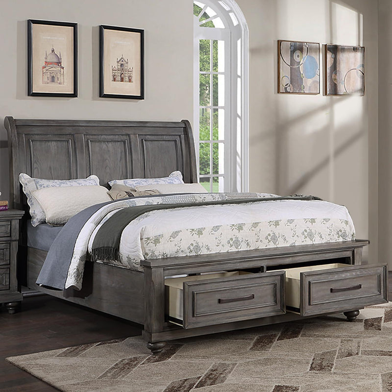 3 Piece Bedroom Set, Bed With 2 Nightstands by HouseOfZazla