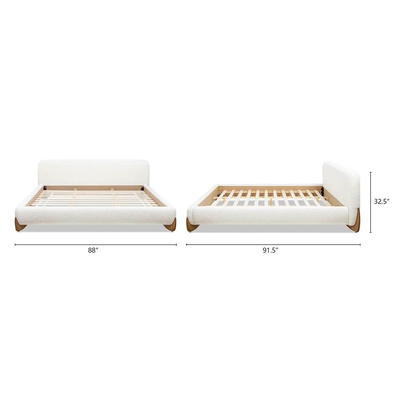 Alpine - Puffy Modern Platform Bed by Unique Piece Furniture
