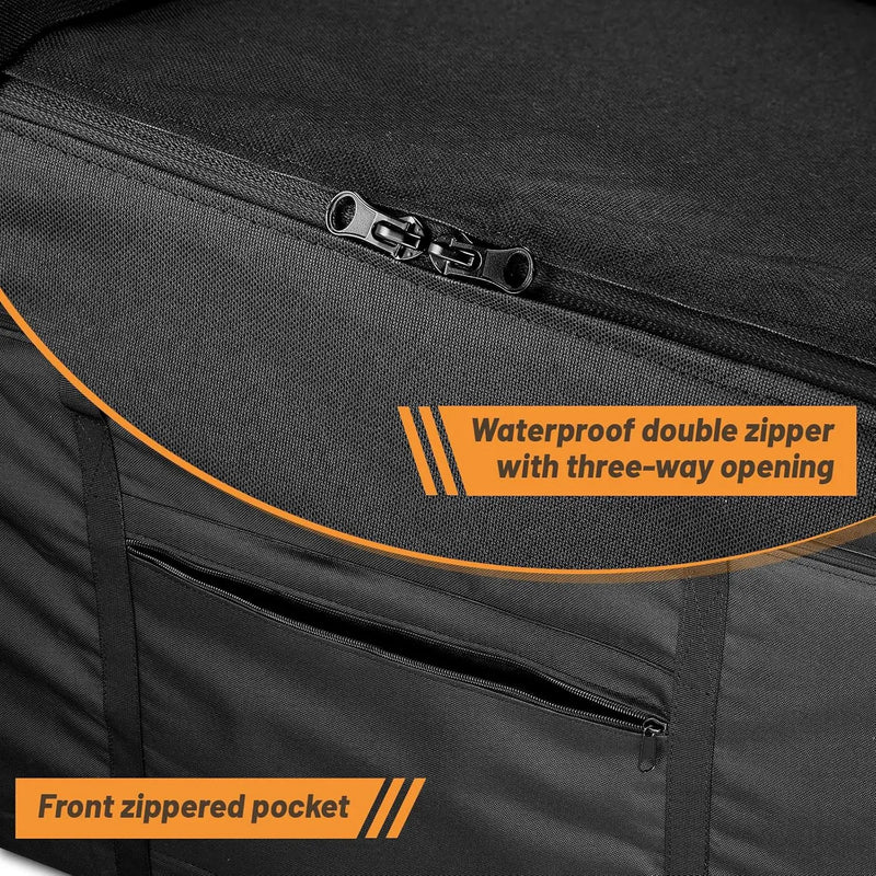Kingling Universal Grill Carry Bag Fits for Blackstone 1860 Gas Grill & GD4002T Grill Heavy-Duty Carrying Storage Bag Grill Covers for Portable Propane Tabletop Grills BBQ Cover - 42"L x 25"W x 15"H by GreenHaven Gardens