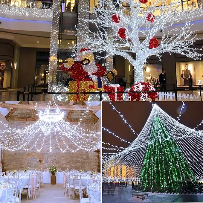 338Ft Christmas Lights Outdoor, 1000 LED Christmas String Lights with 8 Modes, Timer, Waterproof Fairy Twinkle Lights for Christmas Party, Garden, Wedding, Holiday, Xmas Tree Decorations (Cool White) by GreenHaven Gardens