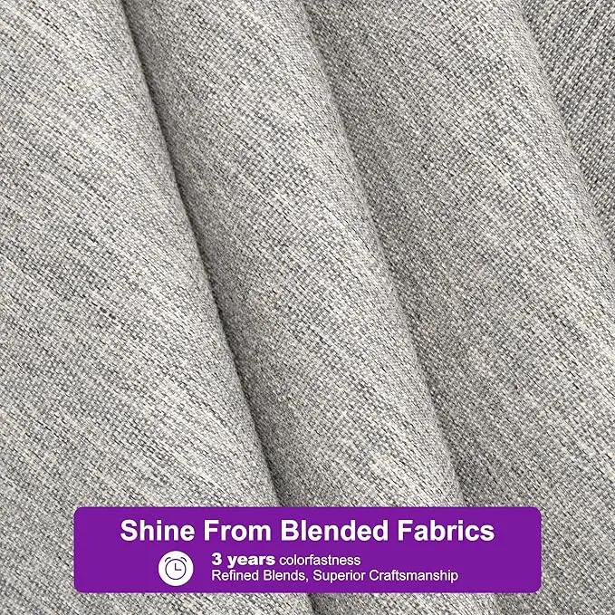 PURPLE LEAF 8 FT Cantilever Patio Umbrella Outdoor Aluminum Offset Square Umbrella with 3 Years Fade Resistance Recycled Fabric and 360-degree Rotation for Deck Pool Garden, Pebble Grey by GreenHaven Gardens