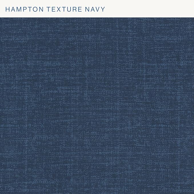 Honeycomb Outdoor Essentials Set of 2 Tufted Seat Pads, 19 x 18, Hampton Texture Navy Dining Chair Cushions for Patio Furniture by GreenHaven Gardens