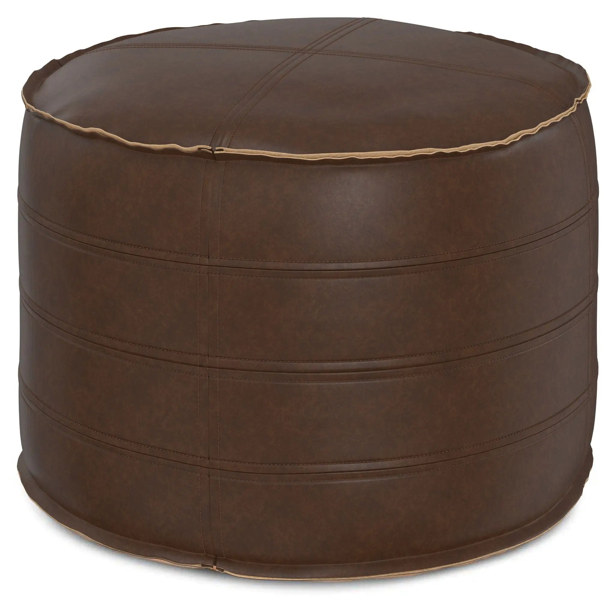 Brody - Round Pouf by HouseOfZazla