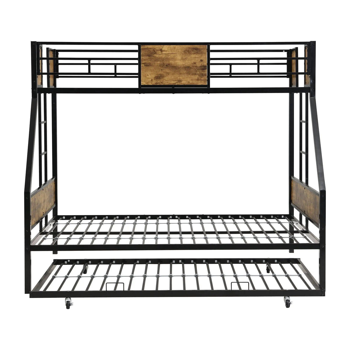 Modern Metal Bunk Bed With Dual Side Ladder And Metal Desig by Unique Piece Furniture