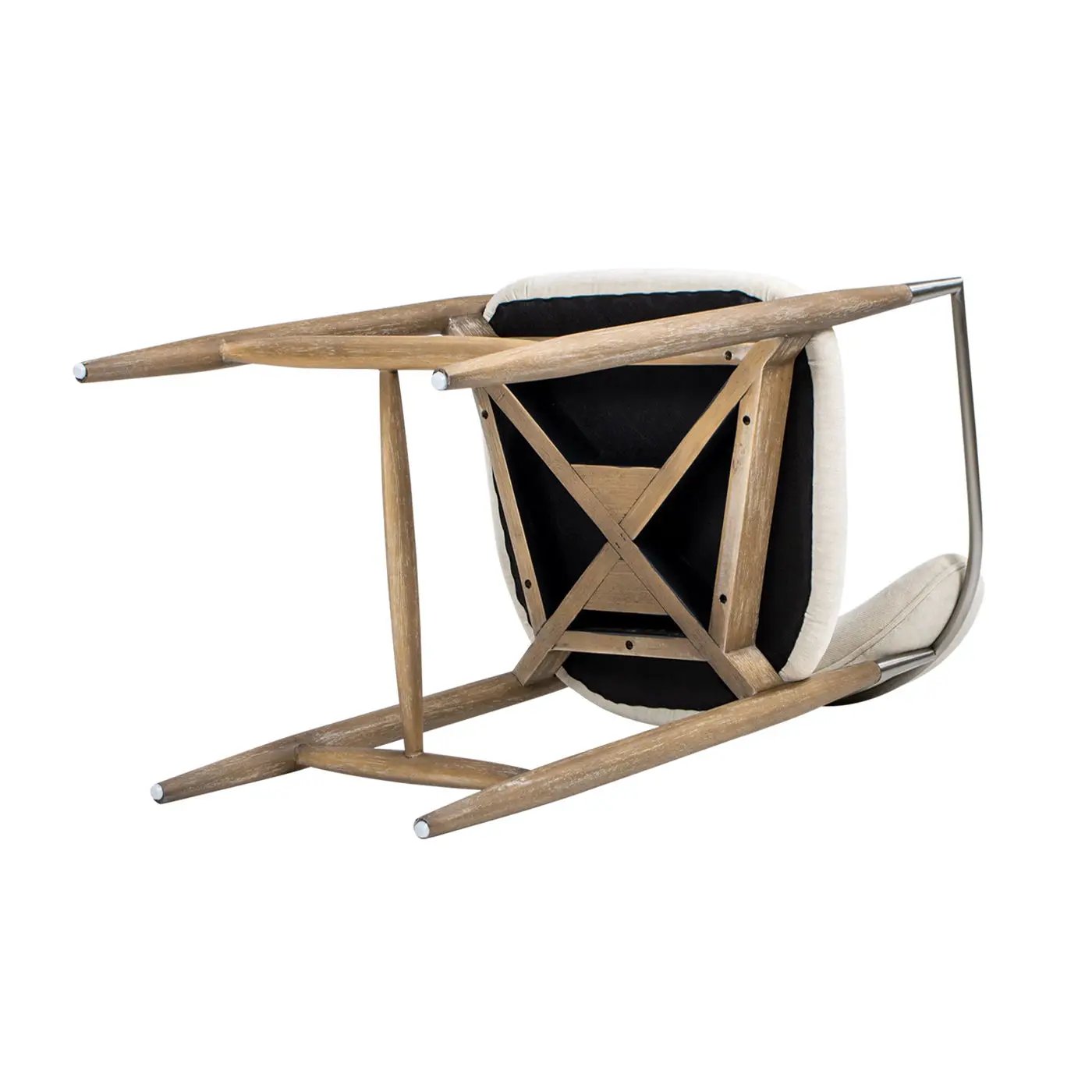 Artemis - Mixed Material Upholstered Counter Stool - Warm White by Unique Piece Furniture