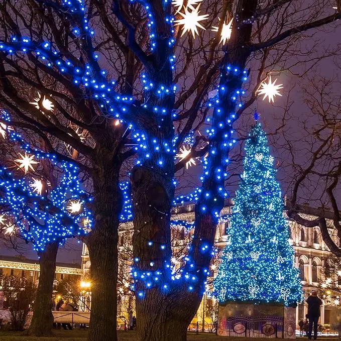 Christmas Lights,100 LED 39FT Outdoor/Indoor Christmas Lights Plug in with 8 Modes & Timer & Memory Function, Waterproof Christmas Lights Outdoor for Holiday Party Christmas Tree Decor by GreenHaven Gardens