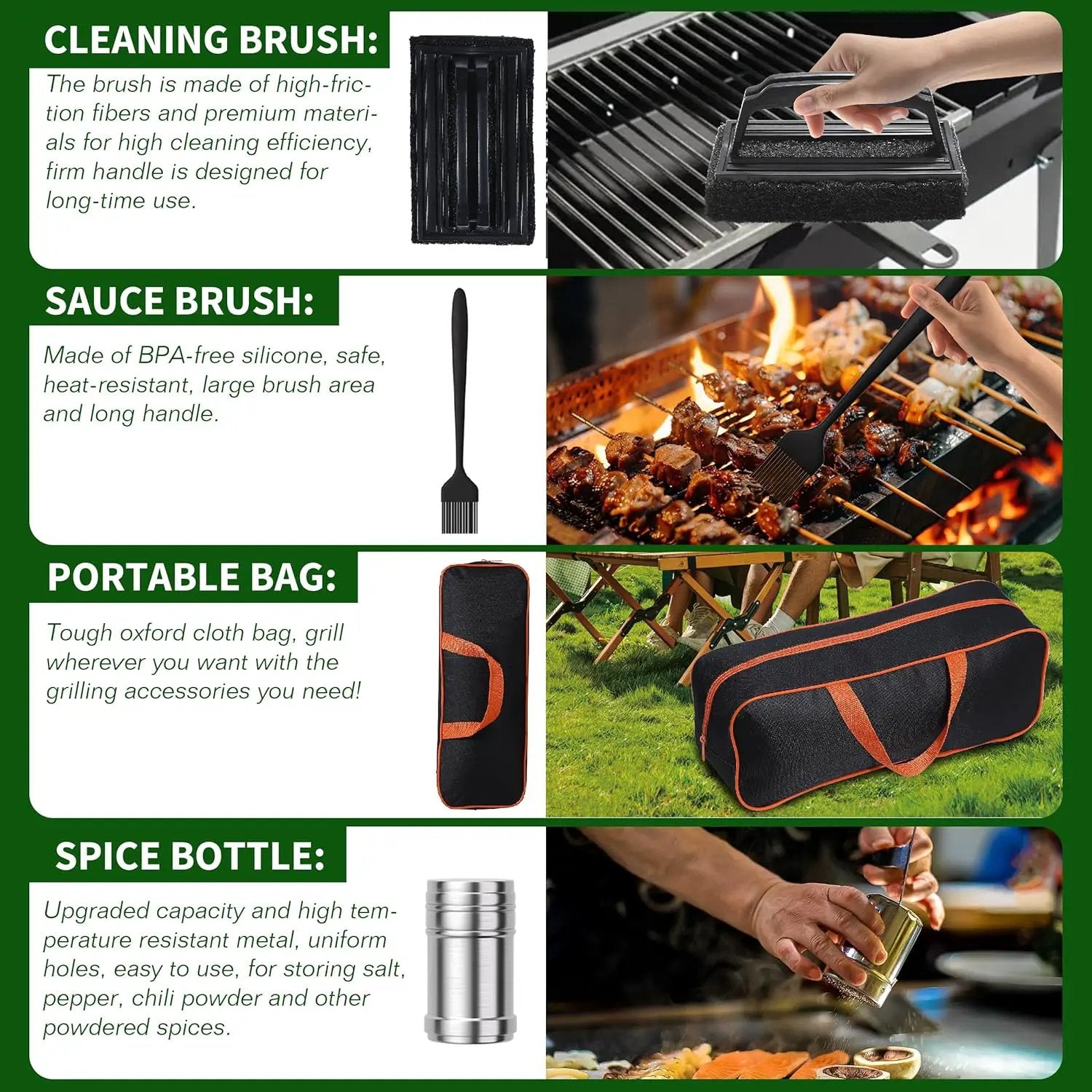 120 Pcs Griddle Accessories Kit for Blackstone - Perfect Flat Top Grill Accessories for Outdoor, Professional Round Melting Dome with Cast Iron Smash Burger Press for Barbecue. by GreenHaven Gardens