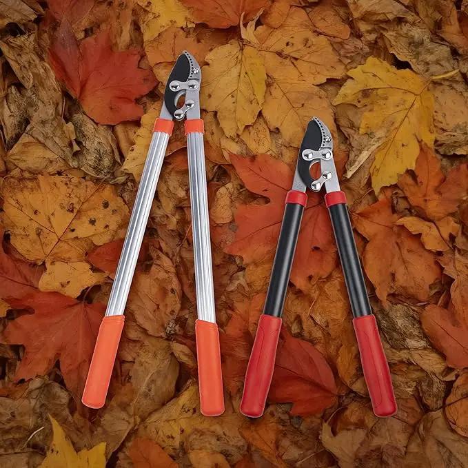 Heavy Duty Garden Lopper Pruning Shears, Aluminum Alloy or Carbon Steel, Tree Branch Cutter with Non-slip Handle, Labor-saving Gardening Tools, Yard, Orchard (Vigorously cut 59cm aluminum alloy) by GreenHaven Gardens