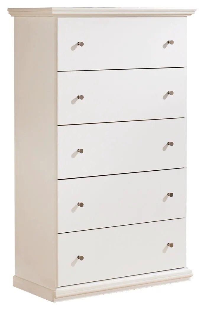 Bostwick Shoals - Five Drawer Chest - White by Unique Piece Furniture