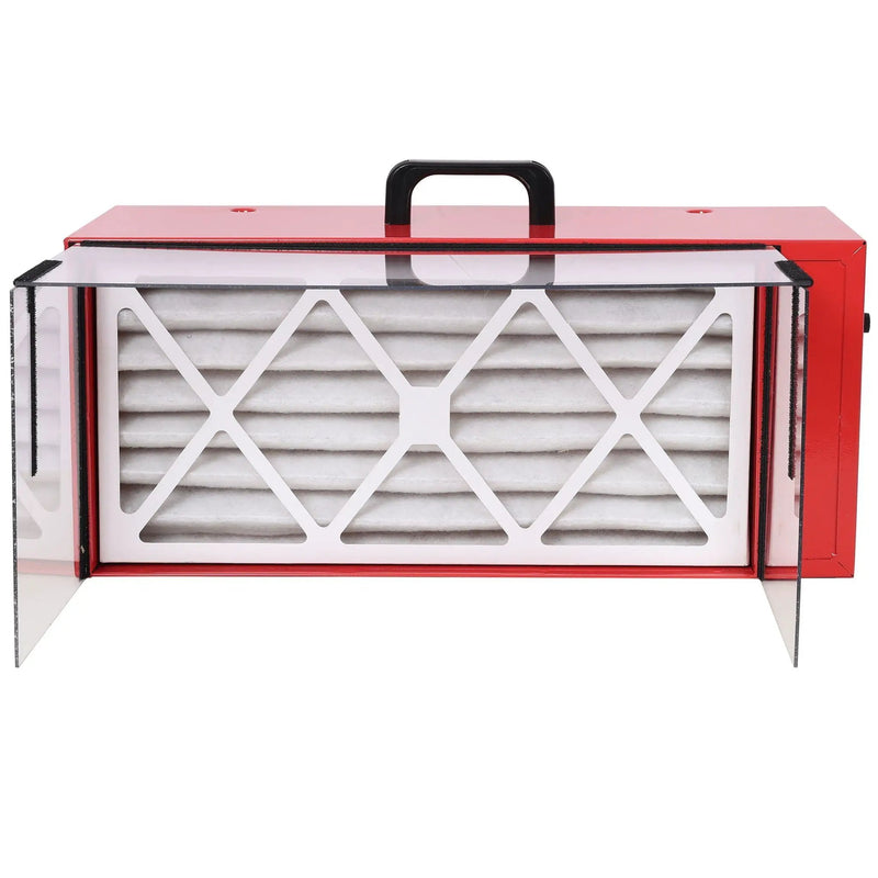 Portable Tabletop Dust Collector With HEPA Filter - Red by HouseOfZazla