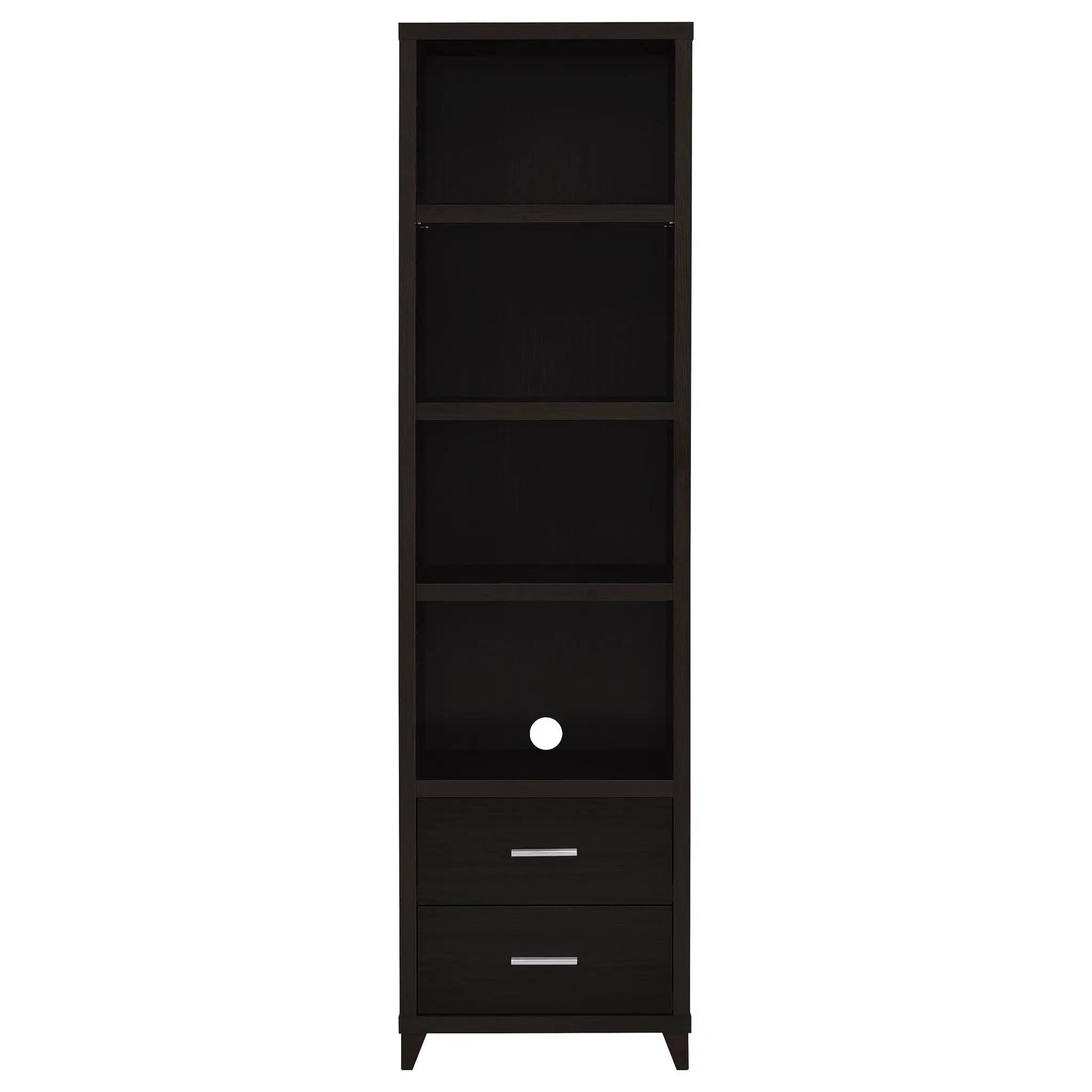 Barnaby - 4 Piece Rectangular Entertainment Center - Cappuccino