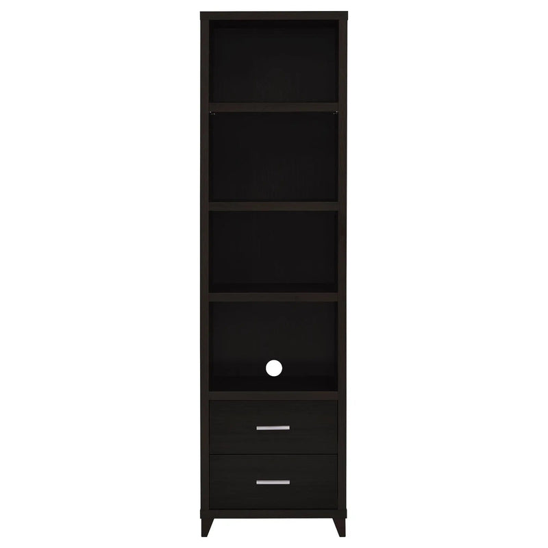 Barnaby - 4 Piece Rectangular Entertainment Center - Cappuccino