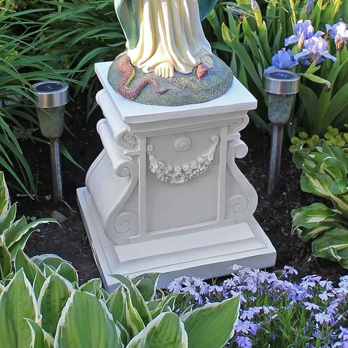 Design Toscano NG314105 Statuary Garden Base Riser, Medium, Classic Plinth by GreenHaven Gardens