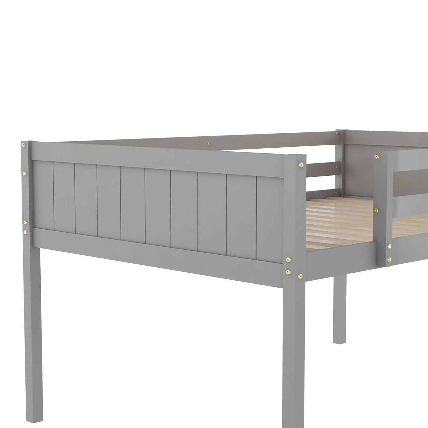 Low Loft Bed With Adjustable Ladder by HouseOfZazla