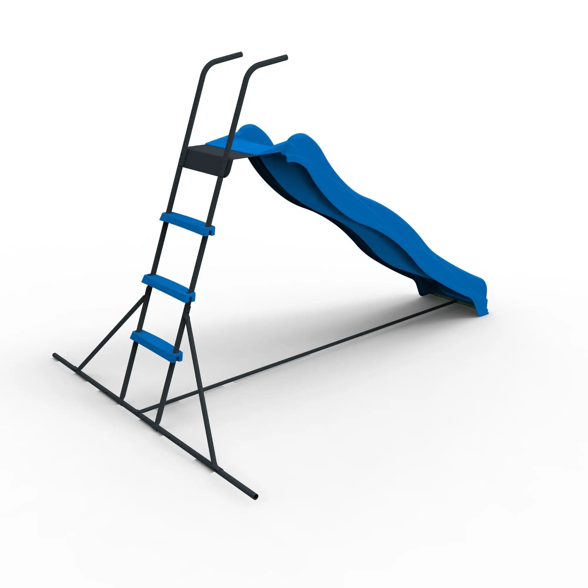 Xsl003 2.2M Kids Plastic Slide Indoor Freestanding Playground Equipment Children Plastic Slide Kids Indoor Slide - Blue by HouseOfZazla