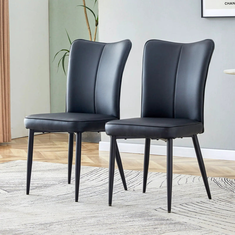 Modern Minimalist Dining Chairs (Set of 2) by HouseOfZazla