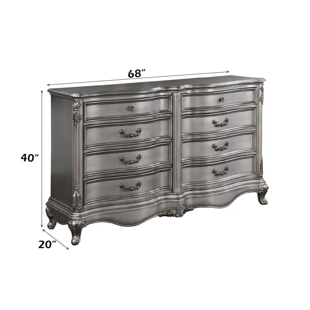 Ariadne - Dresser - Antique Platinum by Unique Piece Furniture