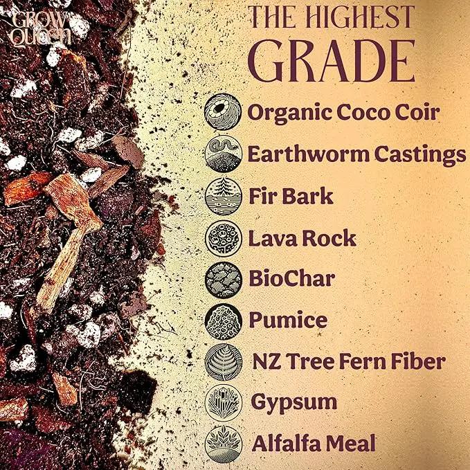 Craft Aroid Potting Mix- Elite Alocasia, Philodendron, Monstera Soil Mix, Chunky, Well Draining Potting Soil for Indoor Plants, All Tropical Plants & Houseplants, Synthetic & Peat Free 1QT by GreenHaven Gardens
