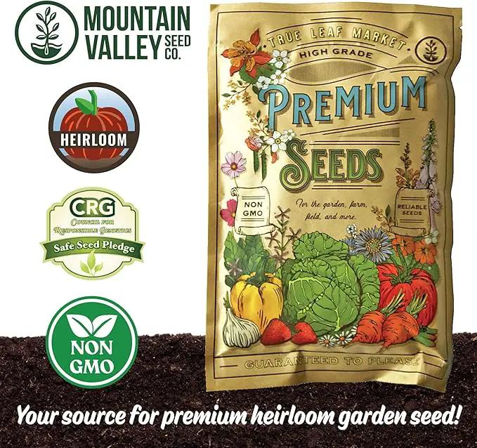 Wildflower Seeds Bulk - Meadow Wildflower Seed Mix, 5 Lbs Bulk, Annual & Perennial Wildflowers Seeds for Planting, Wild Flower & Grass Garden Mixture, Mountain Valley Seed Company by GreenHaven Gardens