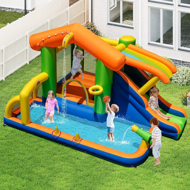 8-in-1 Inflatable Bounce House Water Park without Blower by DirectDeals