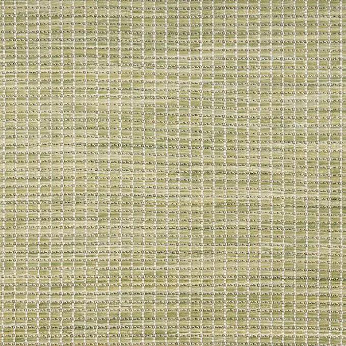 Nourison Home Positano Indoor/Outdoor Green 9' x 12' Area Rug, Easy Cleaning, Non Shedding, Bed Room, Living Room, Dining Room, Backyard, Deck, Patio (9x12) by GreenHaven Gardens