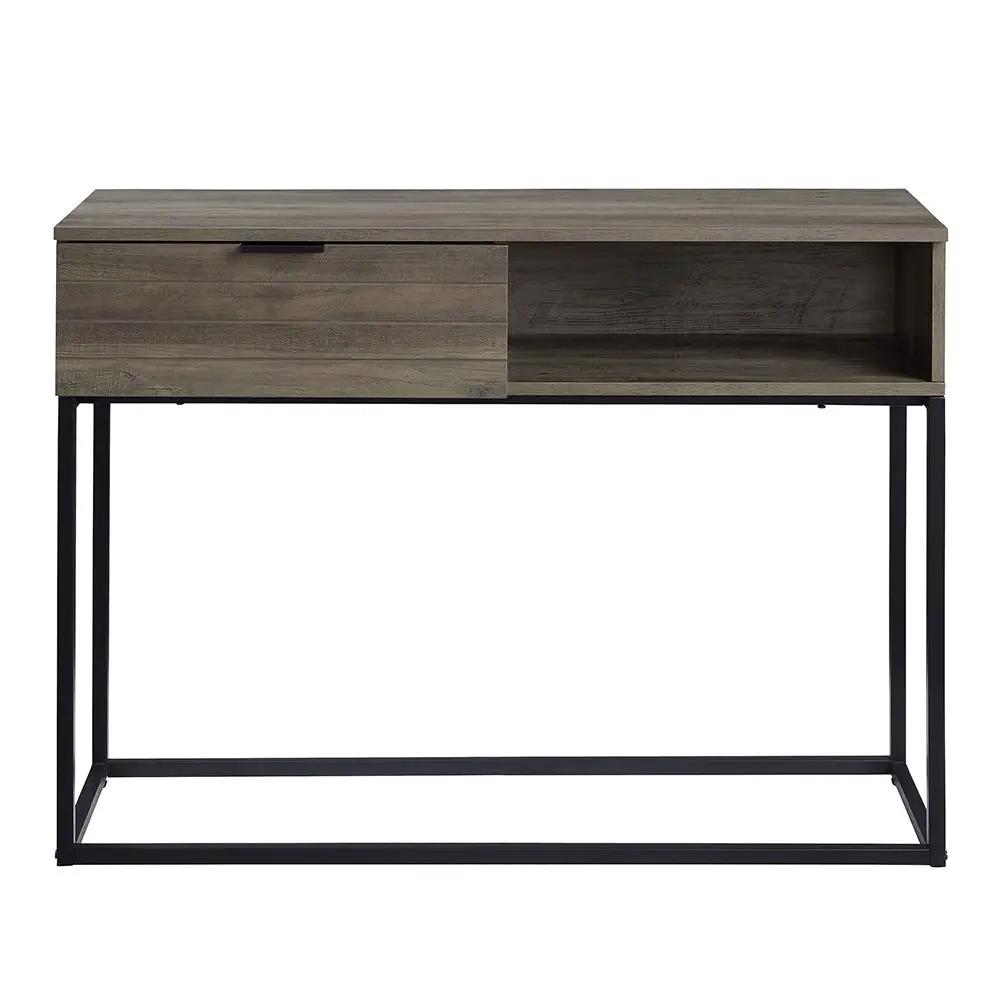 Galeno - Writing Desk - Rustic Oak & Black by Unique Piece Furniture