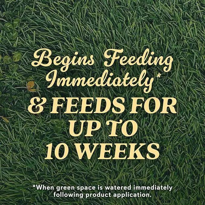 O.M. Scott and Sons Natural Grass Food, Food for Lawns, Fertilizes for up to 10 Weeks, Covers up to 2,000 sq. ft., 12.72 lbs. by GreenHaven Gardens