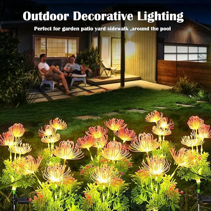 SunKite Solar Garden Lights, Solar Flowers Lights with Glowing Flowers & Stems, Upgraded Solar Panel, Solar Lights Outdoor for Garden,Yard Patio Pathway Decor, Gift for Mother （2 Pack） by GreenHaven Gardens