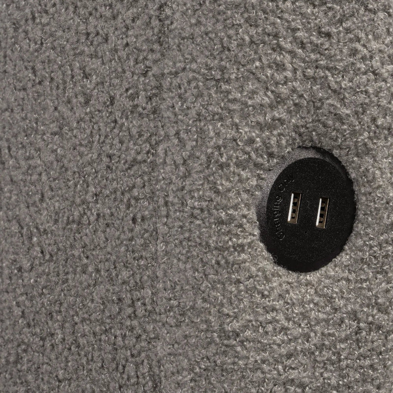 Upholstered Platform Bed With USB Charging by Unique Piece Furniture